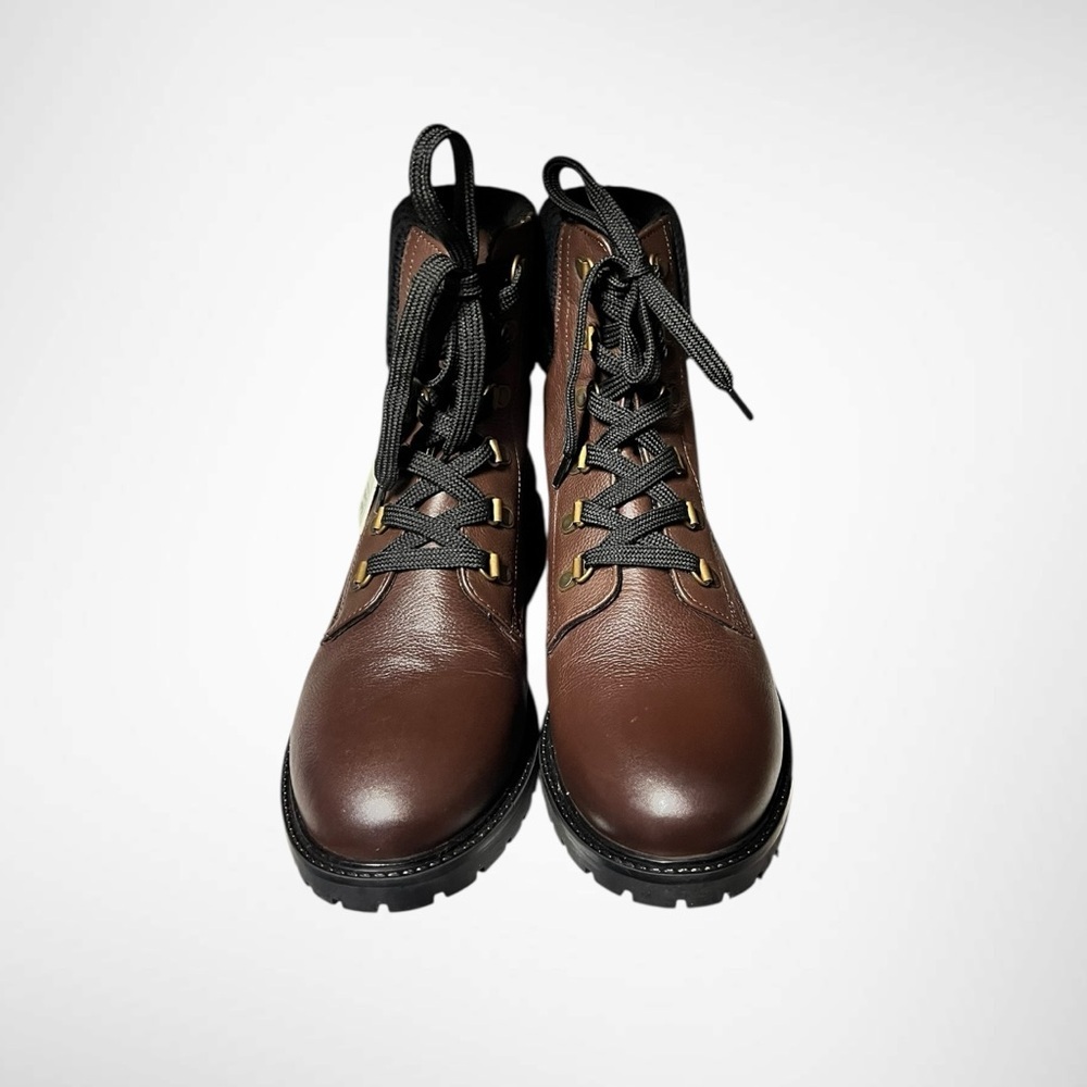 🌻NEW w/tag Cougar Kudos Women’s Dark Brown Waterproof Leather Boots Womens 11 - Picture 6 of 11